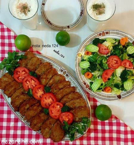 شامی اصل , کتلت , شامی , شامی کباب , کتلت با گوشت , آموزش تهیه شامی